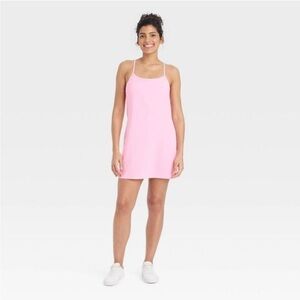 New! Women's Flex Strappy Exercise Dress - All
in Motion Pink L
